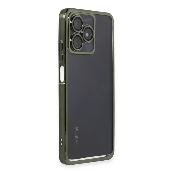 Realme C53 Kılıf Razer Lensli Silikon - Yeşil