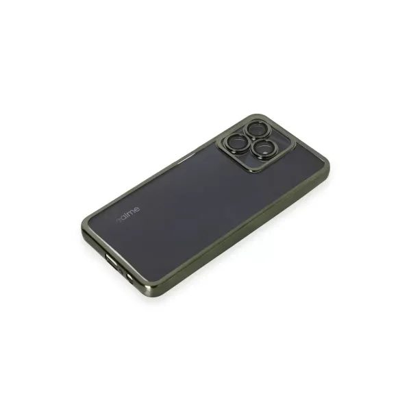 Realme C53 Kılıf Razer Lensli Silikon - Yeşil