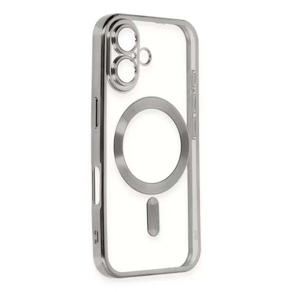 Apple İphone 16 Kılıf Kross Magneticsafe Kapak - Titan Gri