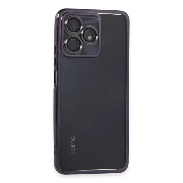 Realme C53 Kılıf Razer Lensli Silikon - Mor