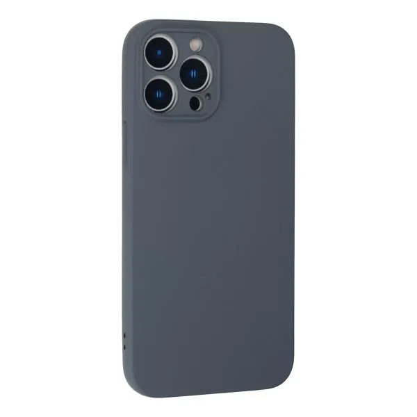 Apple İphone 13 Pro Kılıf Nano İçi Kadife Silikon - Gri