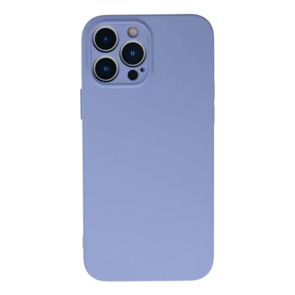 Apple İphone 13 Pro Kılıf Nano İçi Kadife Silikon - Lila
