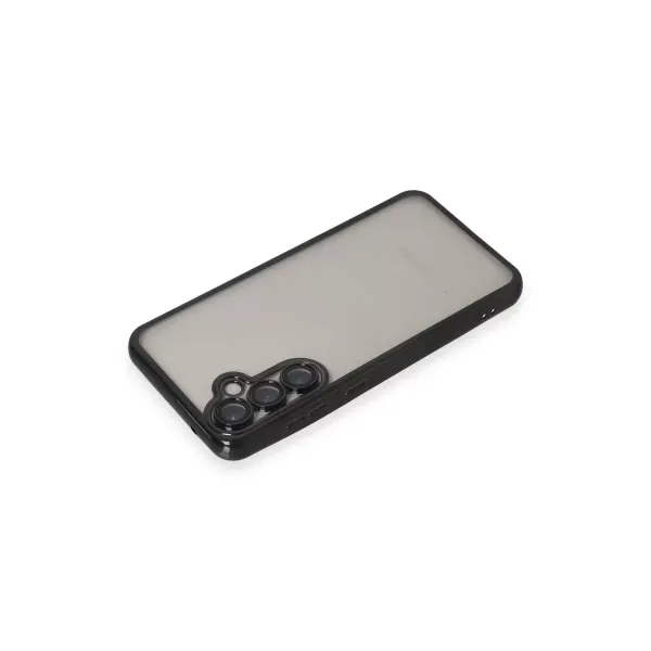 Samsung Galaxy S23 Fe Kılıf Razer Lensli Silikon - Siyah