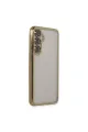 Samsung Galaxy S23 Fe Kılıf Razer Lensli Silikon - Gold