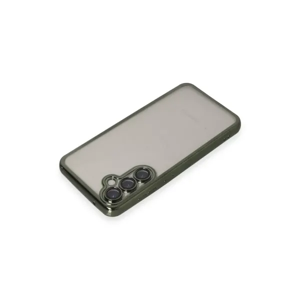 Samsung Galaxy S23 Fe Kılıf Razer Lensli Silikon - Yeşil