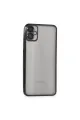 Samsung Galaxy A05 Kılıf Razer Lensli Silikon - Siyah