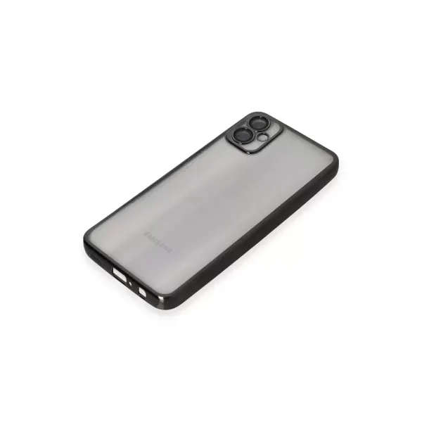 Samsung Galaxy A05 Kılıf Razer Lensli Silikon - Siyah