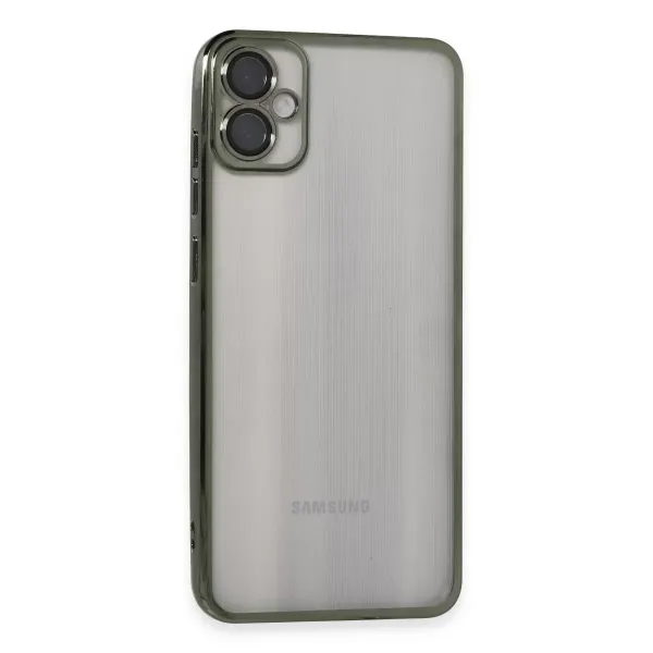 Samsung Galaxy A05 Kılıf Razer Lensli Silikon - Yeşil