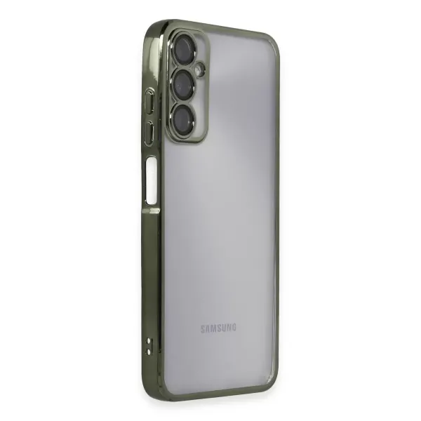 Samsung Galaxy A05s Kılıf Razer Lensli Silikon - Yeşil