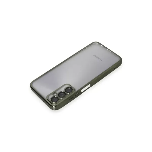 Samsung Galaxy A05s Kılıf Razer Lensli Silikon - Yeşil