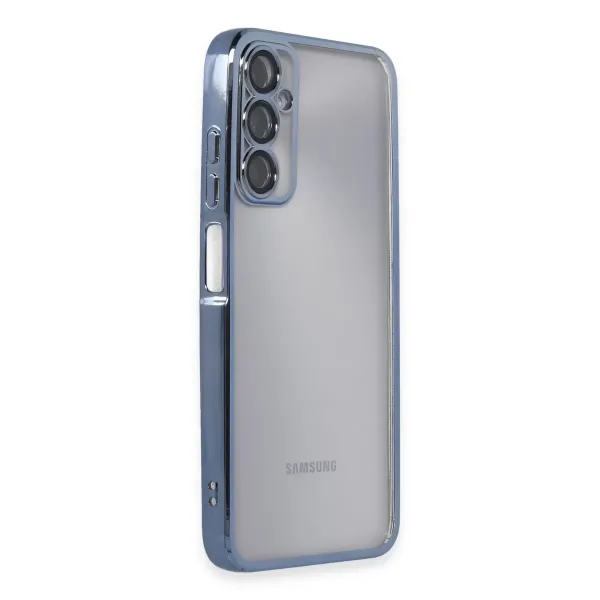 Samsung Galaxy A05s Kılıf Razer Lensli Silikon - Açık Mavi