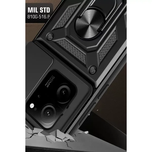 Xiaomi Mi 13t Pro Kılıf Pars Lens Yüzüklü Silikon - Yeşil