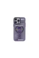 Apple İphone 13 Pro Kılıf Apollo Magneticsafe Desenli Kapak - Apollo Mor - 3