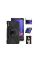 Samsung Galaxy X610 Tab S9 Fe Plus 12.4 Kılıf Amazing Tablet Kapak - Siyah