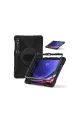 Samsung Galaxy X610 Tab S9 Fe Plus 12.4 Kılıf Amazing Tablet Kapak - Siyah