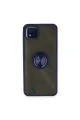 Realme C11 2021 Kılıf Montreal Yüzüklü Silikon Kapak - Lacivert