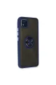 Realme C11 2021 Kılıf Montreal Yüzüklü Silikon Kapak - Lacivert