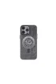Apple İphone 14 Pro Max Kılıf Apollo Magneticsafe Desenli Kapak - Apollo Siyah - 1