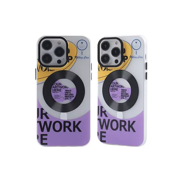 Apple İphone 14 Pro Max Kılıf Apollo Magneticsafe Desenli Kapak - Apollo Şeffaf - 6