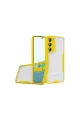 Samsung Galaxy S23 Plus Kılıf Platin Silikon - Sarı