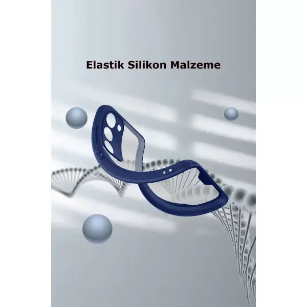 Samsung Galaxy S23 Plus Kılıf Platin Silikon - Mavi
