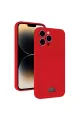 Apple İphone 13 Pro Kılıf Kelvin Kartvizitli Silikon - Kırmızı
