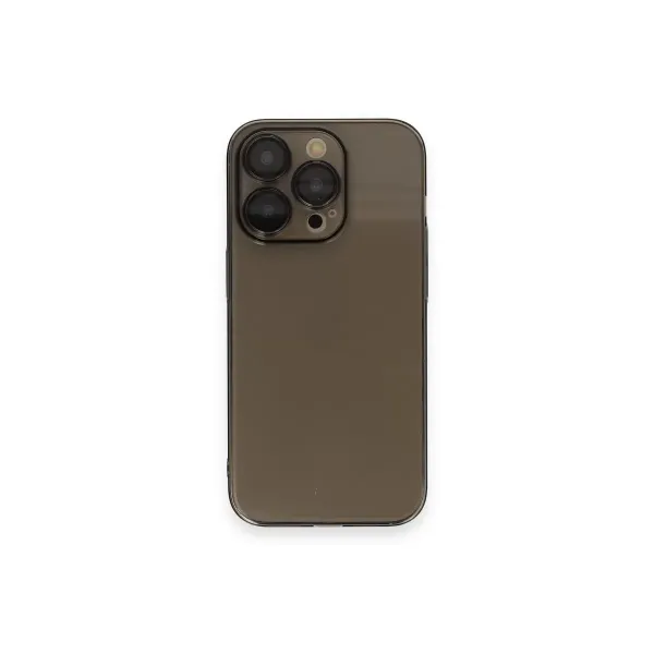 Apple İphone 13 Pro Kılıf Armada Lensli Kapak - Siyah