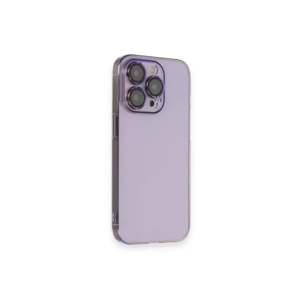 Apple İphone 13 Pro Kılıf Armada Lensli Kapak - Lila