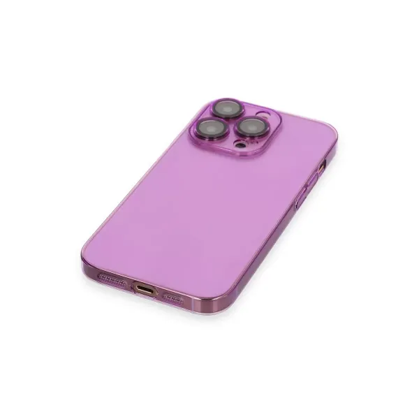 Apple İphone 13 Pro Kılıf Armada Lensli Kapak - Mor