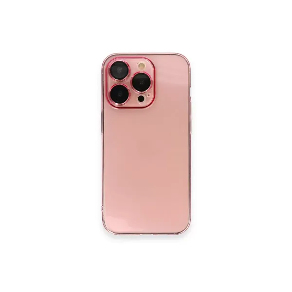 Apple İphone 13 Pro Kılıf Armada Lensli Kapak - Rose Gold