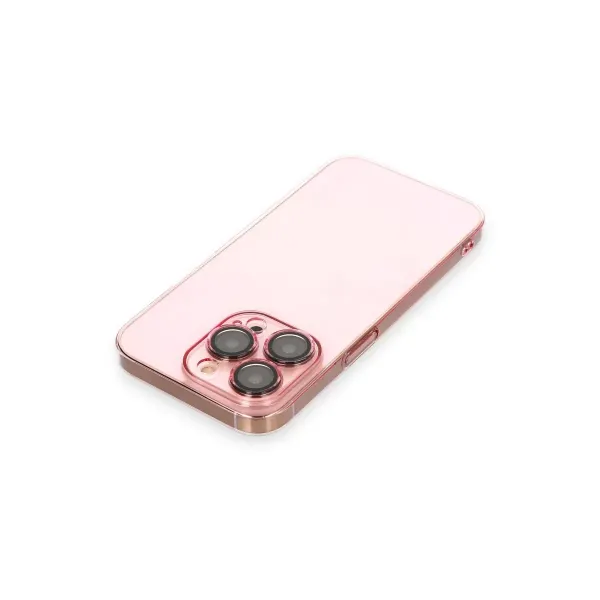 Apple İphone 13 Pro Kılıf Armada Lensli Kapak - Rose Gold
