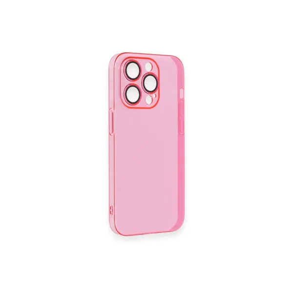 Apple İphone 13 Pro Kılıf Armada Lensli Kapak - Pembe