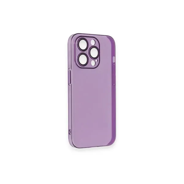 Apple İphone 13 Pro Max Kılıf Armada Lensli Kapak - Derin Mor