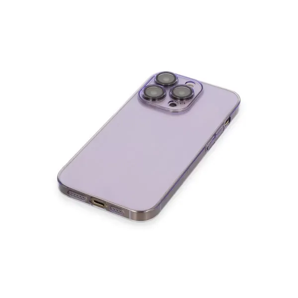 Apple İphone 13 Pro Max Kılıf Armada Lensli Kapak - Lila