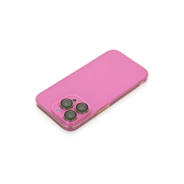 Apple İphone 14 Pro Kılıf Armada Lensli Kapak - Pembe