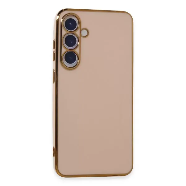 Samsung Galaxy S24 Kılıf Volet Silikon - Pembe