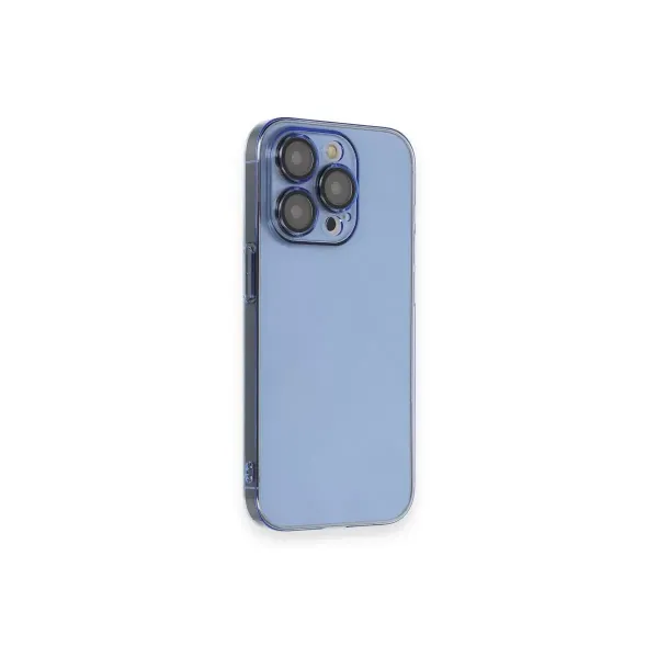 Apple İphone 14 Pro Max Kılıf Armada Lensli Kapak - Sierra Blue