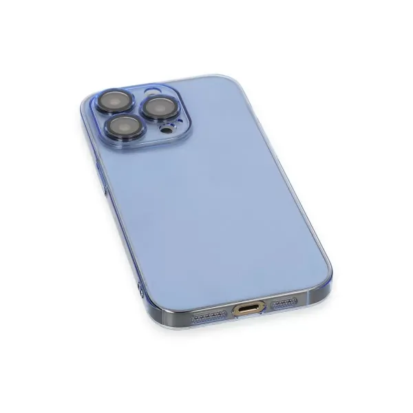 Apple İphone 14 Pro Max Kılıf Armada Lensli Kapak - Sierra Blue
