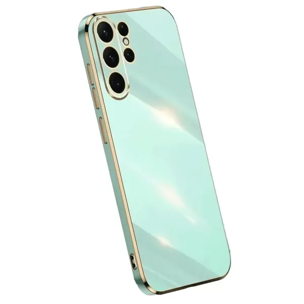 Samsung Galaxy S24 Ultra Kılıf Volet Silikon - Açık Yeşil