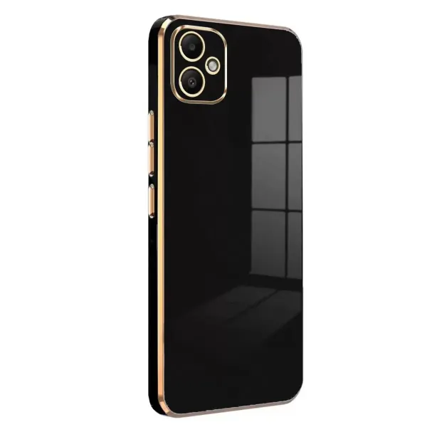 Samsung Galaxy A05 Kılıf Volet Silikon - Siyah