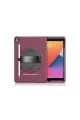 Apple İpad 10.2 (7.nesil) Kılıf Hand Strap Tablet Kılıfı - Mürdüm
