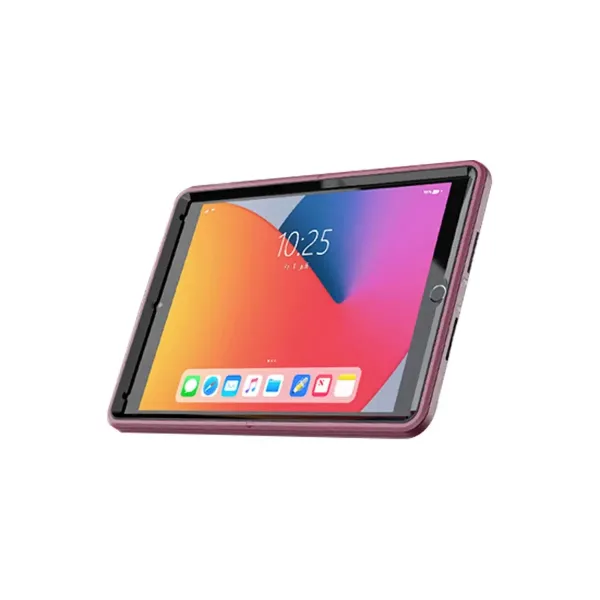 Apple İpad 10.2 (7.nesil) Kılıf Hand Strap Tablet Kılıfı - Mürdüm