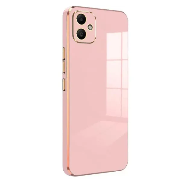 Samsung Galaxy A05 Kılıf Volet Silikon - Pembe