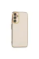 Samsung Galaxy A05s Kılıf Volet Silikon - Beyaz