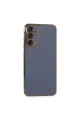 Samsung Galaxy A05s Kılıf Volet Silikon - Mavi