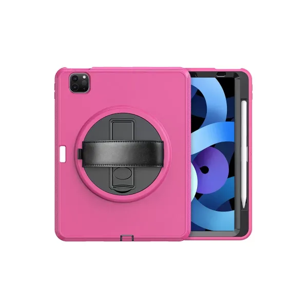 Apple İpad Pro 11 (2018) Kılıf Hand Strap Tablet Kılıfı - Pembe