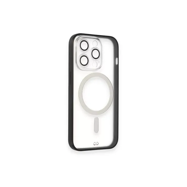Apple İphone 14 Pro Kılıf Grand Magneticsafe Kapak - Siyah