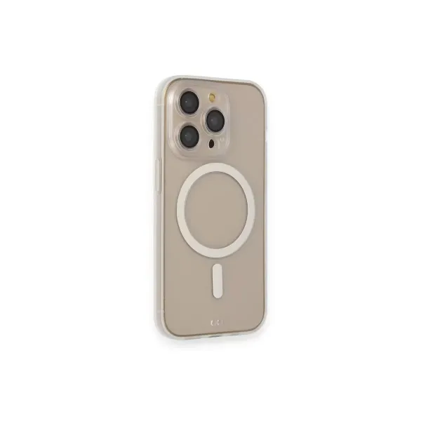 Apple İphone 14 Pro Kılıf Grand Magneticsafe Kapak - Şeffaf
