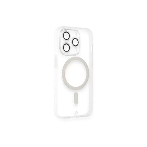 Apple İphone 14 Pro Kılıf Grand Magneticsafe Kapak - Şeffaf