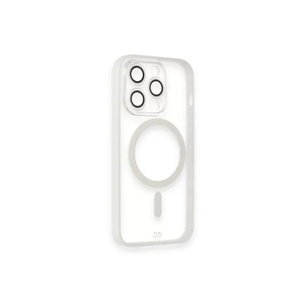 Apple İphone 14 Pro Kılıf Grand Magneticsafe Kapak - Beyaz